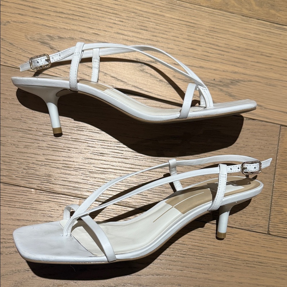 Dolce Vita Cream Strappy Sandals